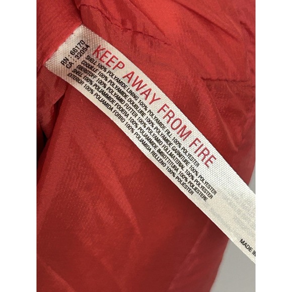 Free People Movement In A Bubble Puffer vest Orange/pink Med Oversized Gorpcore - Picture 7 of 9